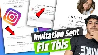😥 Instagram invitation sent | Instagram invitation sent problem | Instagram invite to chat problem