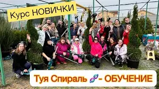 Туя Спираль 🧬 ОБУЧЕНИЕ. Курс НОВИЧКИ. Школа «Ева сад своими руками»