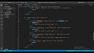 w3schools mobile navbar menu using html css and Javascript