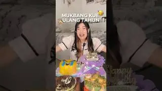 MUKBANG KUE ULANG TAHUN CICI KOREA!🥳 