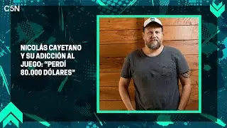 NICOLÁS CAYETANO y el DRAMA de su ADICCIÓN: 
