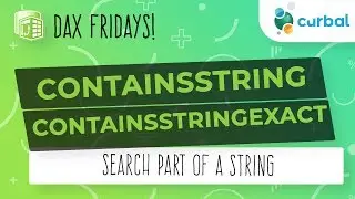 DAX Fridays! #119: CONTAINSSTRING, CONTAINSSTRINGEXACT