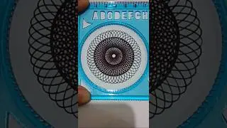 Beautiful art of spirograph ✨✨ #shorts #youtubeshorts #spirograph #drawing #trending