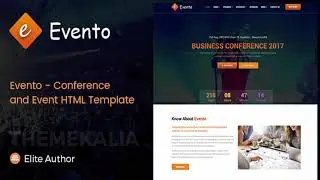 Evento - Conference and Event HTML Template | Themeforest Website Templates and Themes