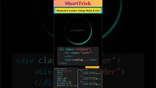 Create a stunning CSS loader in just 60 seconds 