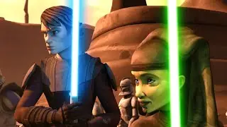 Anakin and Luminara vs Droid Army [4K HDR] - Star Wars: The Clone Wars