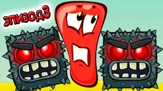 РЕД БОЛ 4 КРАСНЫЙ ШАРИК в стиле СУПЕР МАРИО ЭПИЗОД 3 NEW RED BALL 4 in SUPER MARIO style #7