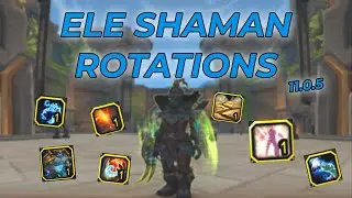 New Ele Shaman Rotations for 11.0.5!
