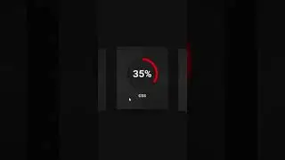 Pure CSS Circular Progress Bar | Html CSS