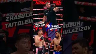Bobur VS Zhasulan & El Arbitro #nomadfighting #mma #ufc #boxing #fighting #sports #referee #fails