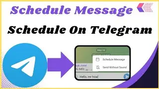 How to schedule a message on telegram (Quick Way) l How to schedule message on telegram 2024