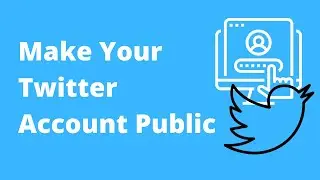 How to make your twitter account public