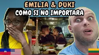 REACTION TO Emilia & Duki – Como Si No Importara (Music Video) | FIRST TIME HEARING