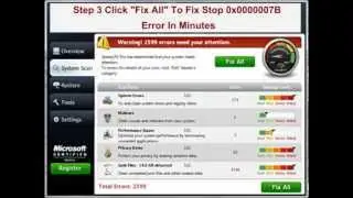 Stop 0x0000007b Error Fix