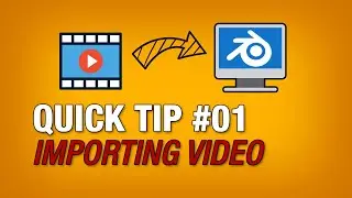 Quick Tip 01: How to import video to Blender Grease Pencil 2D Animation