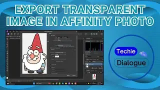 How to Export Transparent Image in Affinity Photo