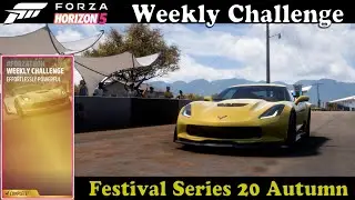 Forza Horizon 5 - Weekly Challenge Autumn Forzathon with 2015 Corvette Z06 | Xbox Series Gameplay