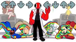 RED RAINBOW FRIENDS DRESS UP vs Different universes | Rainbow Friends Animation