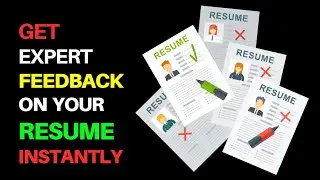 Get Expert Feedback on Your RESUME (Instantly)🔥 | Build a Strong Resume | ATS Friendly Resume
