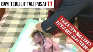 LAHIRAN ANAK KE 3, PASIEN SEMBELIT BELUM BAB 5 HARI⁉️ BAYI TERLILIT TALI PUSAT‼️