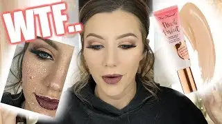 NEW TOO FACED PEACH PERFECT MATTE FOUNDATION + 10 HOUR WEAR TEST (Oily Skin) | Jazzi Filipek