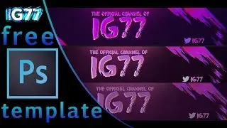 FREE BANNER TEMPLATE #2 | Photoshop CC & CS6 | FREE DOWNLOAD | by IG77