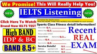 IELTS LISTENING PRACTICE TEST 2024 WITH ANSWERS | 07.10.2024