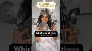 Kitchen Vocabulary Words | English Speaking Practice | 