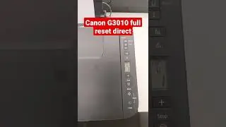 Canon G3010/G2010 full reset direct