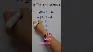 Maths Hacks #shortvideo #algebra #tricks