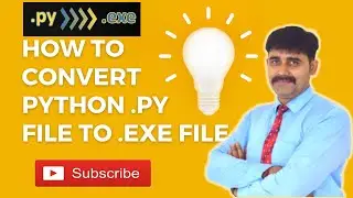 Converting .py to .exe | convert python file to .exe | python .py file to .exe executable file