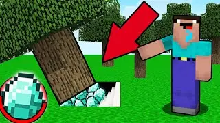 MINECRAFT NOOB vs PRO - NOOB FIND SECRET BUNKER  IN TREE? IN MINECRAFT Animation