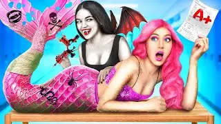 Бедная Русалка в Богатой Вампирской Школе!