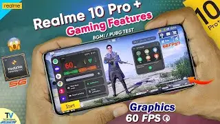 Realme 10 Pro Plus Gaming Features Graphics Test, FPS Gyro | Realme 10 Pro Plus Pubg Bgmi Test