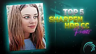 TOP 5 SHARPEN HDR CC PRESETS 🔥 ALIGHT MOTION 4K CC XML 😱 TOP 5 CC PRESETS PACK
