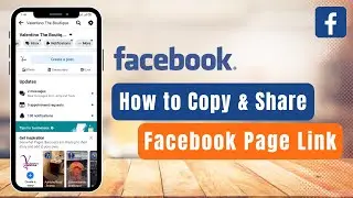Copy Facebook Page Link and Share It with Others !!