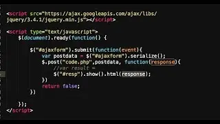 Submit form without page reloading | how to submit form via ajax jquery without refresh