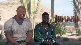 Dwayne Johnson & Kevin Hart Raw Interview Jumanji:The Next Level