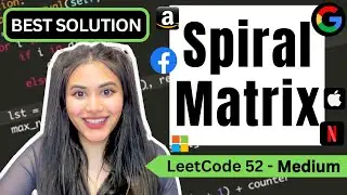 Spiral Matrix - LeetCode 54 - Python 