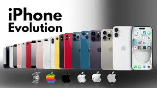 Evolution of iPhone (2007 - 2024) - All iPhones Ever Made!
