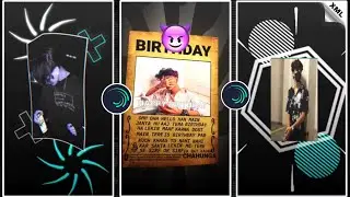 HAPPY BIRTHDAY 🎂 💀 XML FILE in Alight motion PRESET💝 3D iCON EFFECT 