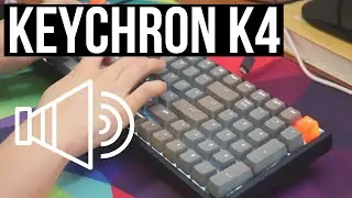 Keychron K4 with Gateron Yellows and Stock ABS Keycaps Typing Sounds ***NO TALKING***