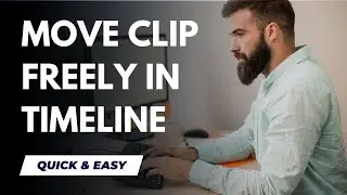 Capcut PC Tutorial - How To Move Clip Freely In Timeline Turn Off Main Track Magnet