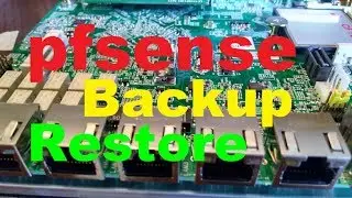✅ Ultimate pfsense Router - Part 5 of 6  - Backup and Restore