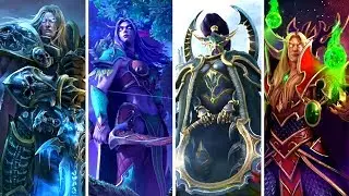 Warcraft III Reforged: All Animated Campaign Screens -  Compilation & Comparison