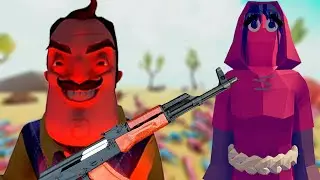 БОЕВОЙ СОСЕД! | TABS МОДЫ - ПРИВЕТ СОСЕД В ТАБС