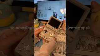 🍰unboxing a new gba sp 