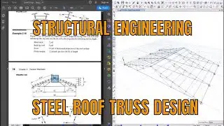 Steel Roof Truss Design using Etabs tutorial