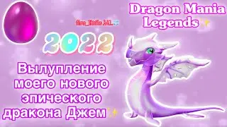 ✨ВЫЛУПЛЕНИЕ МОЕГО НОВОГО ДРАКОНА ДЖЕМ В ЛЕГЕНДЫ ДРАКОНОМАНИИ/Dragon Mania Legends✨