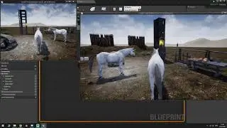 Unreal Engine 4 -  Horse Movement Replication (управление лошадью репликация)